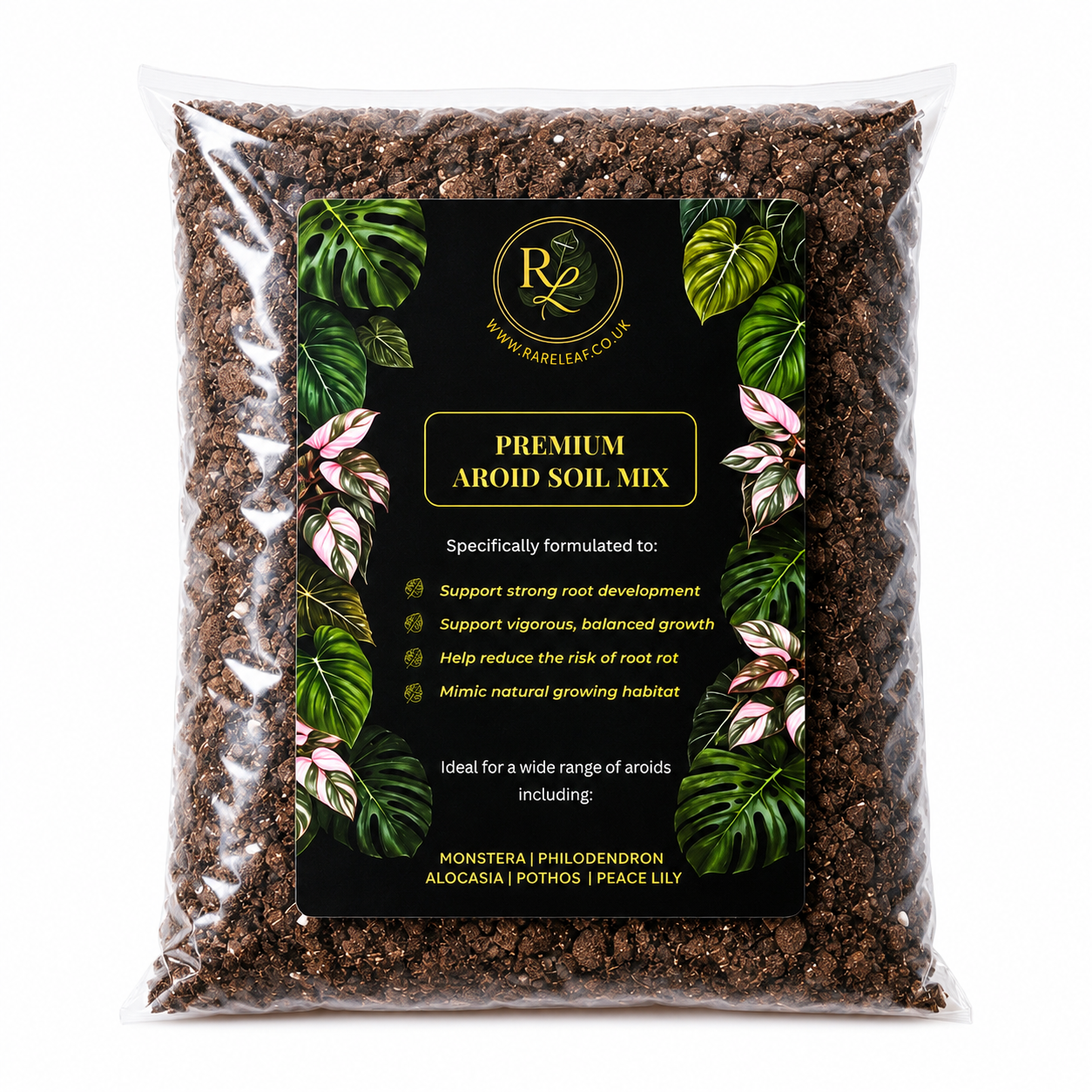 Premium Aroid Soil Mix 2.5L | Chunky Peat-Free Soil for Monstera, Philodendron & Alocasia & Most Other House Plants (Copy)